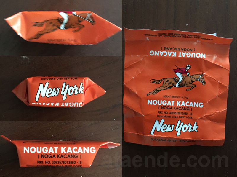 Bungkus permen kacang nougat