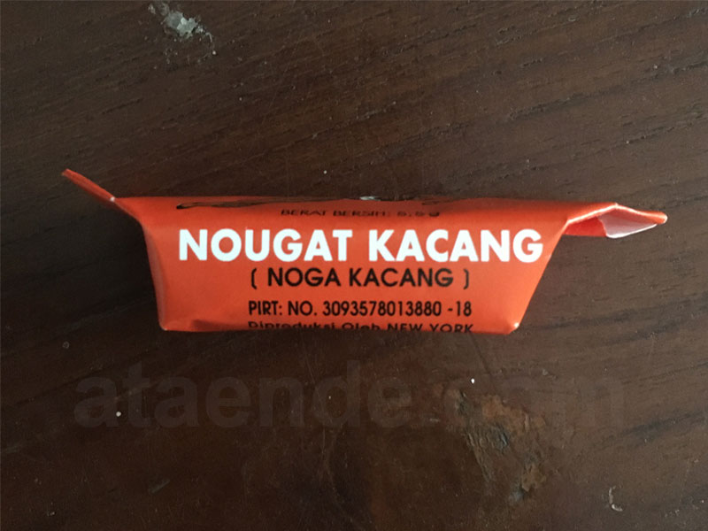 Nougat kacang new york